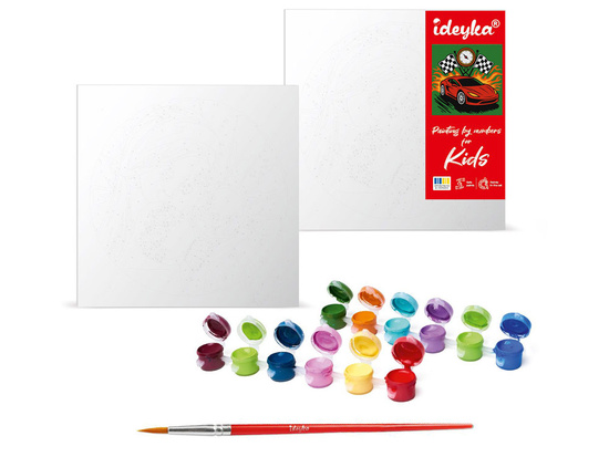 Painting by numbers for kids 25x25cm KHO1315 Moment of victory AP0082