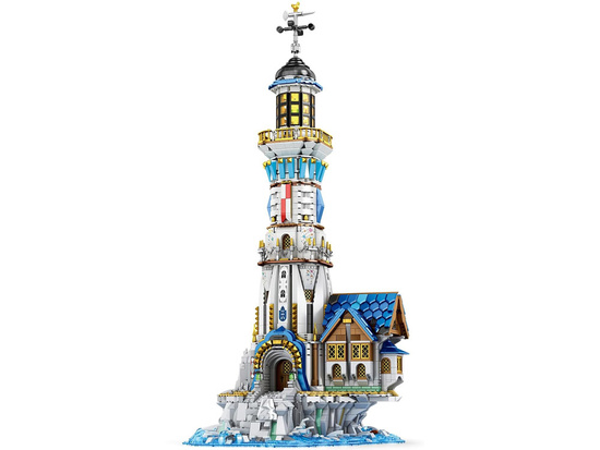 Reobrix Licensed Building Blocks Medieval Lighthouse 2966pcs ZA5805