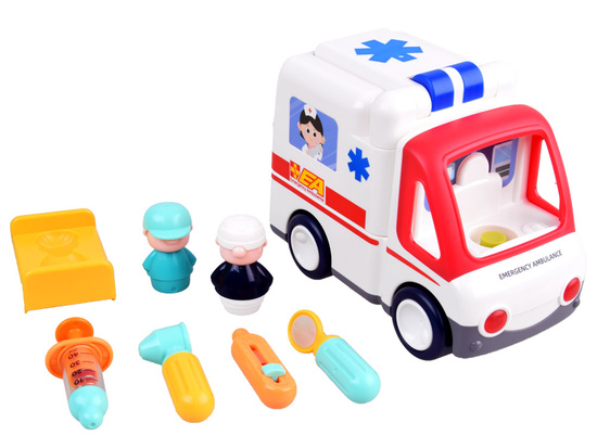 Toy car Ambulance interactive patient ZA4540