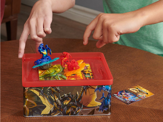 Bakugan - collector's tin with figures and cards ZA5994