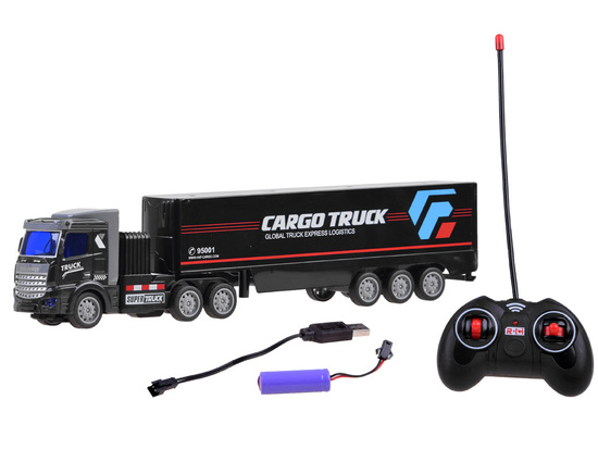 Tir z naczepą sterowany na pilota 27 MHz ciężarówka RC0566