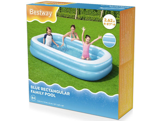 Bestway Basen dmuchany 262x175cm + pokrywa 54006