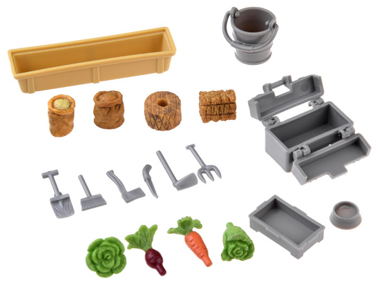 FARM ANIMALS SERIES Large farm + tractor and animals 125pcs ZA4823