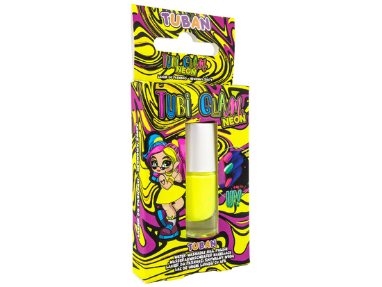 Tuban Tubi Glam nail polish for kids Neon Yellow 5 ml ZA6121