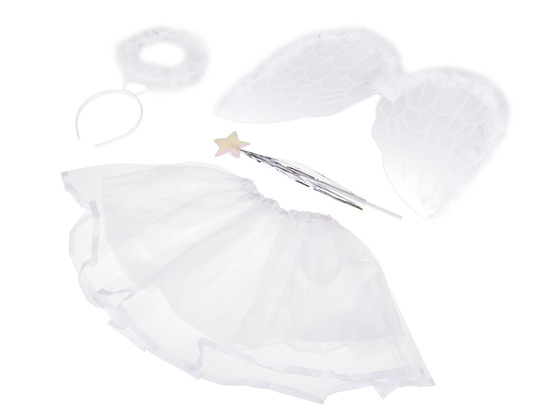 ANGEL Costume - Includes: wings, halo, skirt, wand ZA5860