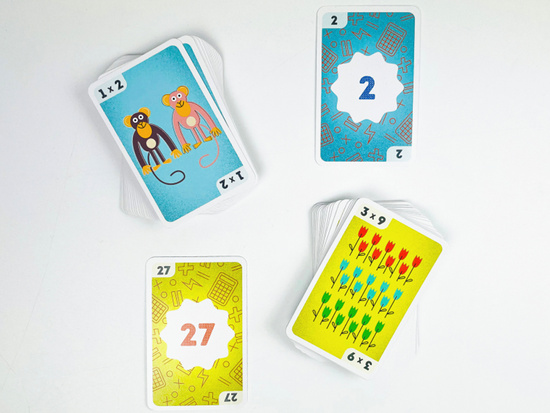 Captain Science EDUseries. Multiplication Table Card Game GR0817