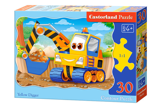 Puzzle 30 pcs. Yellow Digger