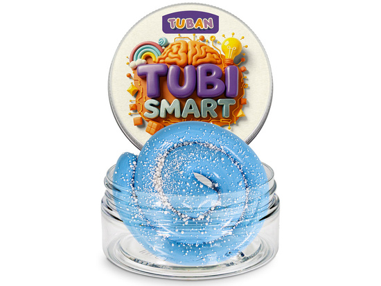 Tubi Smart plastelina sensoryczna Blue Sky rozciąga się strzela odbija się ZA6131