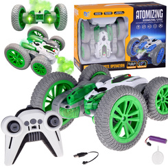 Remote controlled SUPER FAST STUNT car - steam and light RC0729