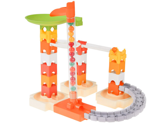63-piece marble run, marble run, marble slide ZA5980