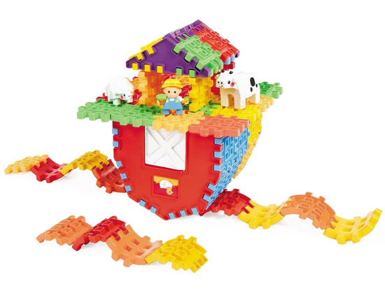 Waffles FARMA construction blocks 80 pcs. za5113