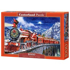 1000-piece puzzle Santa's Coming to Town