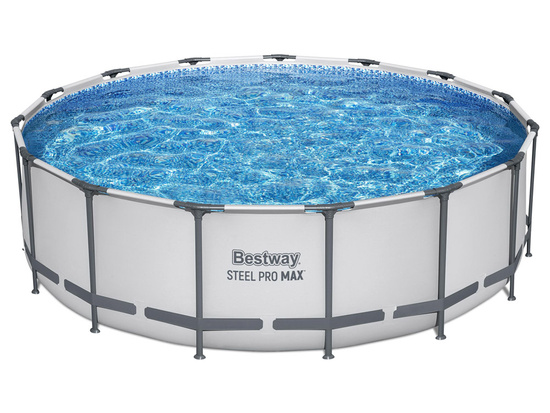 Bestway Basen  STELAŻOWY 457x122cm 10w1 pompa drabinka pokrywa 56438