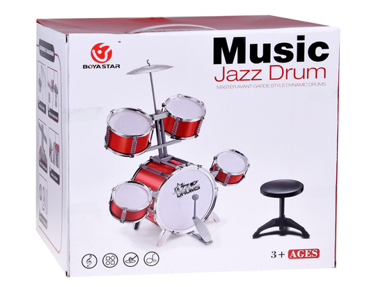 Big drums for children 5 drums cymbal IN0141