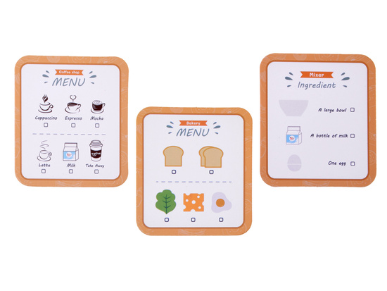 Wooden Set Toaster Coffee Machine Mixer + Accessories – Small Pretend Play Appliances ZA5929