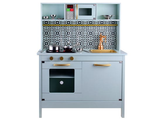 Beautiful Mint wooden kitchen for children ZA4128