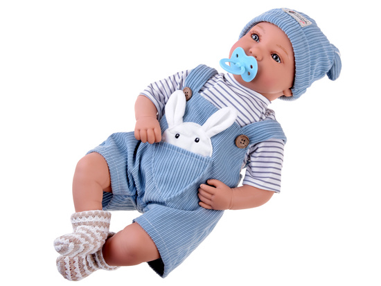 Interactive BOBAS doll 46cm - in blue shorts + accessories ZA5835