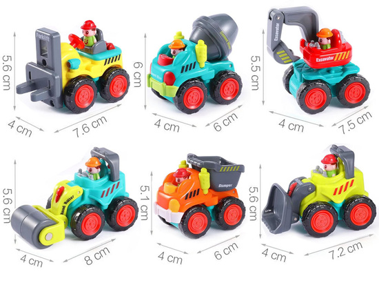 Construction toy Bulldozer Crane Tipper ZA 2343