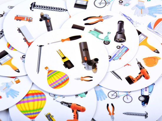 Fast Finger Card Game - Find the Pair PROFESSIONS round cards ZA3290