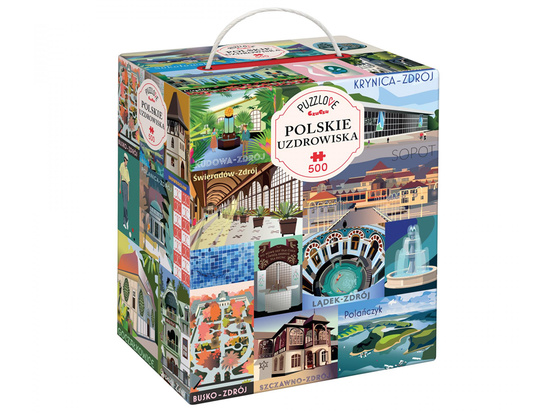 CzuCzu Puzzlove Polish Spas 500 pieces ZA6109