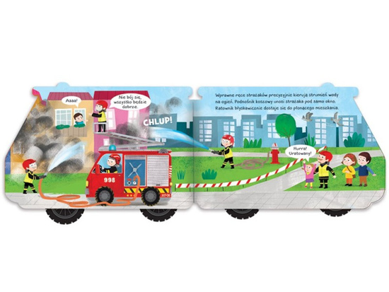 Aksjomat Książeczka Świat na kółkach WÓZ STRAŻACKI KS0333