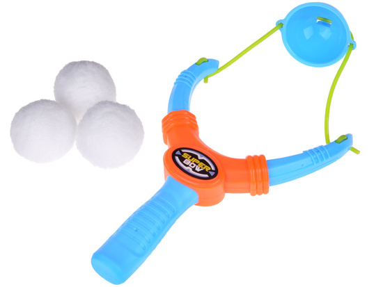 Slingshot for children soft balls like snowballs 3 pcs toy SP0806