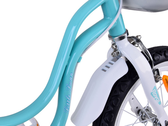 RoyalBaby Children's Bicycle 16" Little Swan, basket, side wheels RB16-18