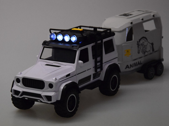 Off-road vehicle with opening trailer, buggy + HORSE Light and sound ZA5912