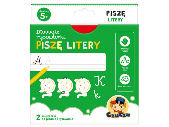 CzuCzu Dłuuugie kolorowanki. Piszę litery ZA4844