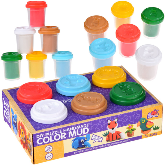 Plasticine Plasticine set of 6 pieces colored plasticine ZA5294