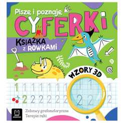 Aksjomat Piszę i poznaję cyferki. Książka z rowkami KS1031