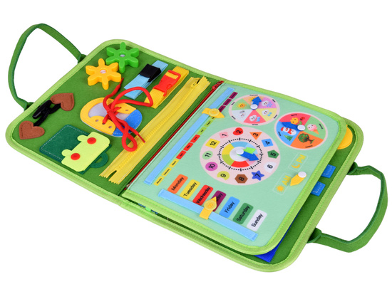 Montessori clock ZA6022 educational manipulative book