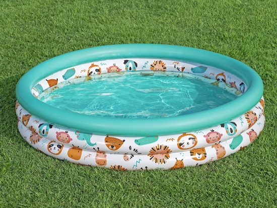 Bestway Inflatable children's paddling pool SAFARI ANIMALS 122cm 51226