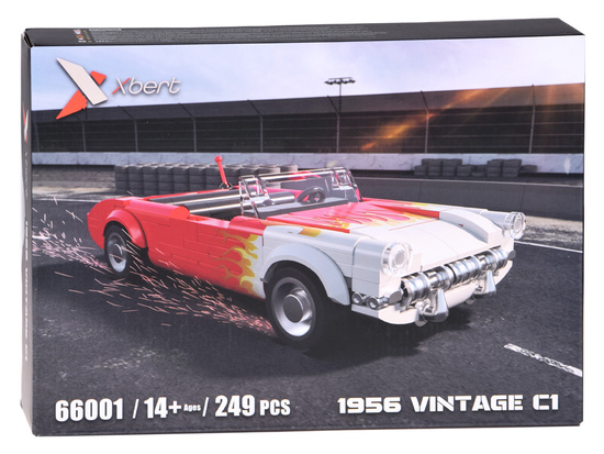 Construction blocks car classic hot rod roadster 249ele ZA5817