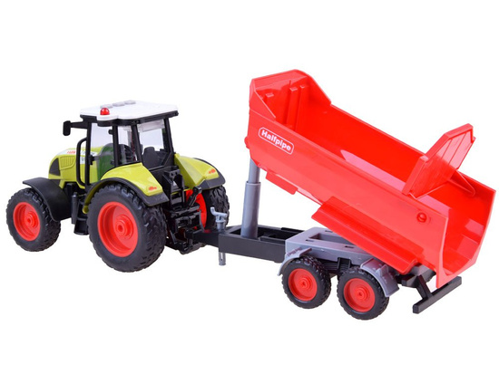 Toy Tractor and trailer agricultural machinery ZA2436