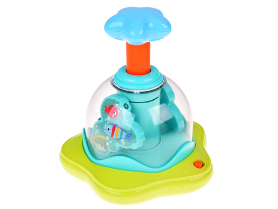 Spinning top, spinner with 20 melodies, volume control and spinning lights ZA6000
