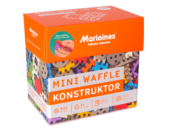 Marioinex Klocki Wafle mini 300-ele.w Konstruktor ZA4893
