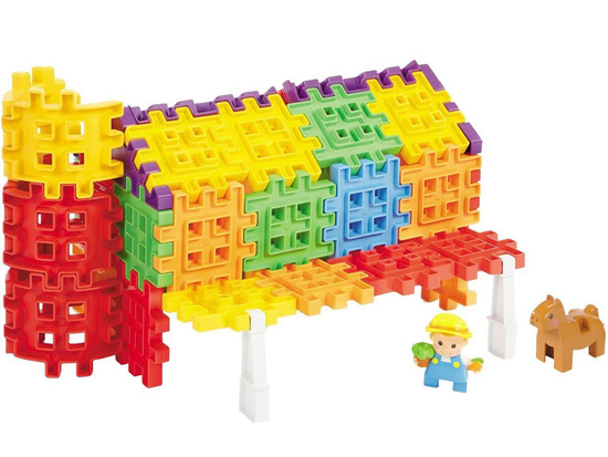 Waffles FARMA construction blocks 80 pcs. za5113