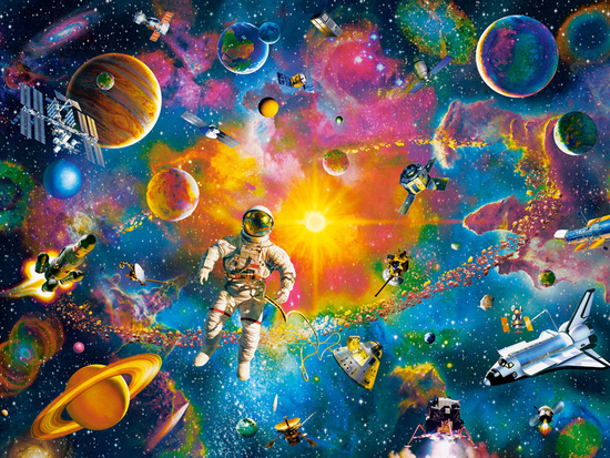 Man in Space 2000 Piece Puzzle