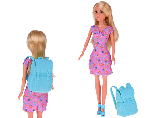 Anlily Large set DOLL FAMILY Kitchen and furniture + school and work ZA5699