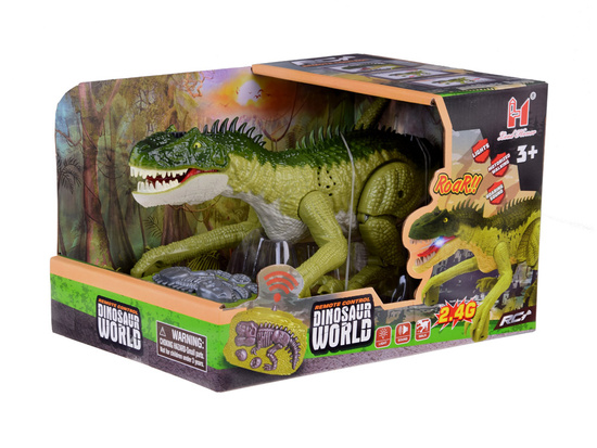 Green Dinosaur prehistoric toy controlled by remote control RC0632