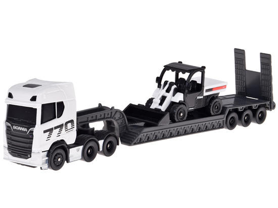 Maisto Licensed Die-Cast Car SCANIA 770S + Trailer Bulldozer ZA5966