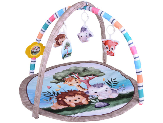 Colorful Educational Play Mat with Animals – Soft and Safe ZA5825