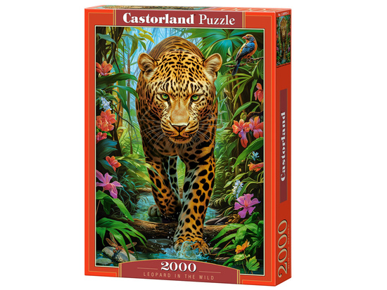 Puzzle 2000 elementów Leopard in the Wild
