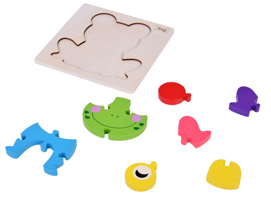 Frog Wooden Puzzle Educational puzzle for children ZA5371