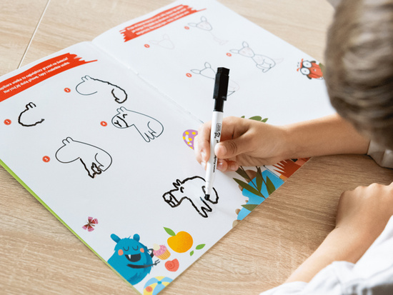 Kapitan Nauka Bazgraki uczą się rysować. Zwierzęta KS1198