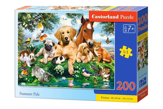 Puzzle 200 pieces Summer Pals