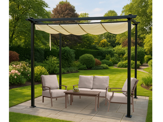 Garden PERGOLA Para Sole ESTIVO 3x3x2.4m Waterproof roof SP0835