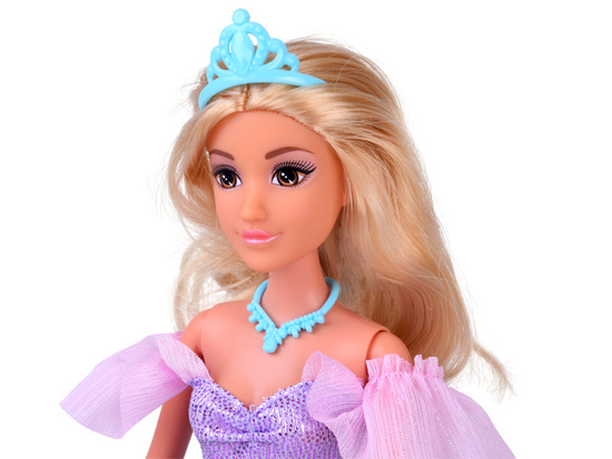 Fairytale princess doll in a ball gown + royal carriage horse ZA5705