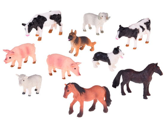 FARM ANIMALS SERIES Barn with road + tractor, figures and accessories ZA5687
